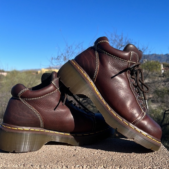 🏴󠁧󠁢󠁥󠁮󠁧󠁿 Dr. Martens MIE Vintage Chunky Platform Ankle Boots UK 7 - Picture 1 of 17